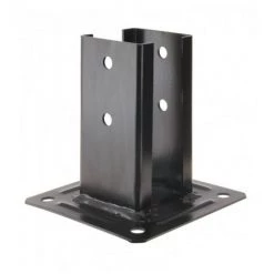 SIMPSON Kit Support Pied De Poteau à Fixer Carré NOIR 70x70 Mm -SIMPSON Soldes Magasin 13542736 3