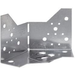 SIMPSON Équerre Réglable Pour Terrasse Bois, Hauteur 120 Mm, épaisseur 1,5 Mm, Angle 90° à 150°