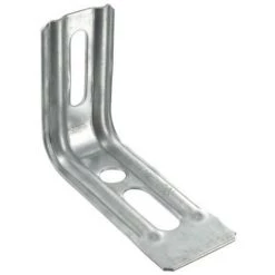 SIMPSON Équerres Nervurées Droites END, Longueur 30 Mm, Hauteur 130 Mm, Largeur 71,5 Mm, épaisseur 1,5 Mm, Carton De 25 équerres