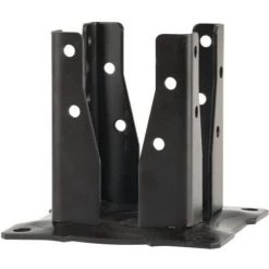 SIMPSON Pied De Poteau Ouvert à Visser, Section 91x91mm, Platine 150x150x4 Mm