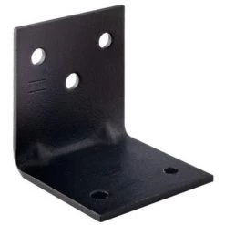 SIMPSON Equerre D'assemblage 40x40mm Avec Vis Tête Noire 5x35 Mm, Ensemble De 10 équerres Et 60 Vis