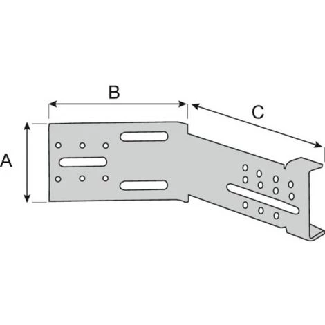 SIMPSON Equerre AB45C Pour Angle Sortant, Carton De 20 Pièces 5 SIMPSON Equerre AB45C Pour Angle Sortant, Carton De 20 Pièces – Image 3
