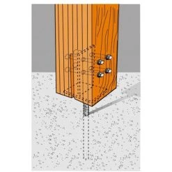 Pied De Poteau En Ame à Sceller PPI/26000 - SIMPSON -SIMPSON Soldes Magasin 2119611 2