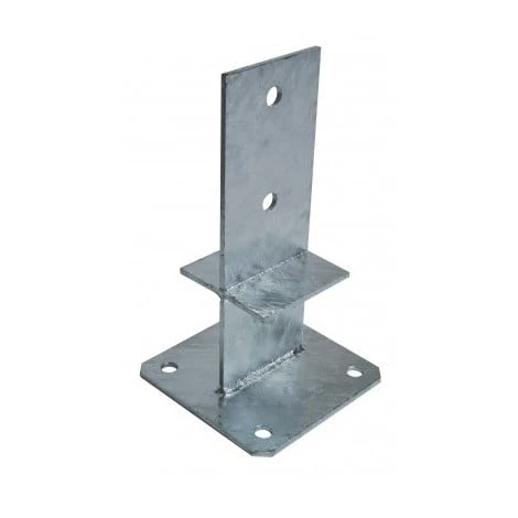 Pied De Poteau En âme Avec Platine Ht 230 Mm - SIMPSON 3 Pied De Poteau En âme Avec Platine Ht 230 Mm - SIMPSON