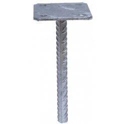 SIMPSON Pied De Poteau Simple Platine 70x70 à Sceller