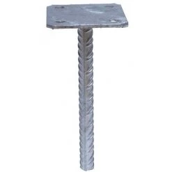 SIMPSON Pied De Poteau Simple Platine 90x90 à Sceller