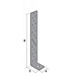 SIMPSON Ancrages Pour Montant D'ossature Bois AH, Largeur 40 Mm X Hauteur 290 Mm X Profondeur 50 Mm Avec Rondelle 40 X 50 Mm 7 SIMPSON Ancrages Pour Montant D'ossature Bois AH, Largeur 40 Mm X Hauteur 290 Mm X Profondeur 50 Mm Avec Rondelle 40 X 50 Mm -SIMPSON Soldes Magasin 24739045 3