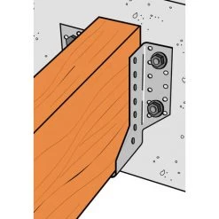 SIMPSON Sabot De Charpente à Ailes Extérieures SAE340 Largeur 50mm -SIMPSON Soldes Magasin 3090886 5