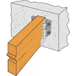 SIMPSON Sabot De Charpente à Ailes Extérieures SBE Largeur 64mm -SIMPSON Soldes Magasin 3093711 5