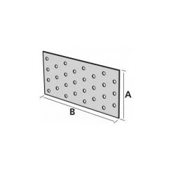 SIMPSON Plaque Perforée NP15/80/220 - 39 Trous Ø5 -SIMPSON Soldes Magasin 3110655 2