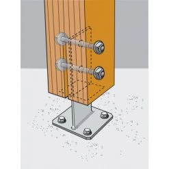 Boulon De Charpente Tête Hexagonale 18 X 240 - SIMPSON -SIMPSON Soldes Magasin 332239 3