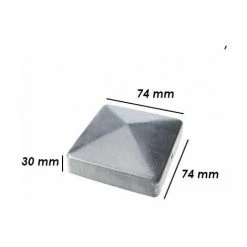 SIMPSON Chapeau Pyramide Pour Poteau Bois - 7x7