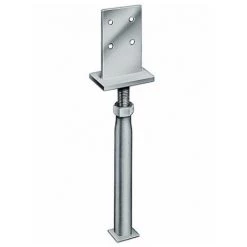 SIMPSON Pied De Poteau PVIG/PVIBG 60x90x10mm Acier Galvanisé - A Sceller