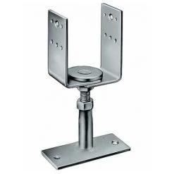 Pied De Poteau PVDB 70x160x8mm Acier Galvanisé - A Visser SIMPSON STRONG TIE