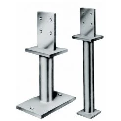 SIMPSON Pied De Poteau PIS/PISB 100x80x10mm Acier Galvanisé - A Sceller