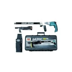 SIMPSON Soldes Magasin 2 SIMPSON Pack Visseuse à Bande : Visseuse MAKITA + Outil Spécial Bois QDPRO76 + Rallonge
