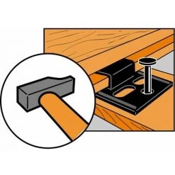 Clip 2mm Boite De 250 Pour Lambris Simpson