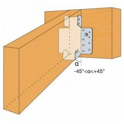 Sabot à Pente Réglable 100 Mmm - SIMPSON -SIMPSON Soldes Magasin 4744028 5
