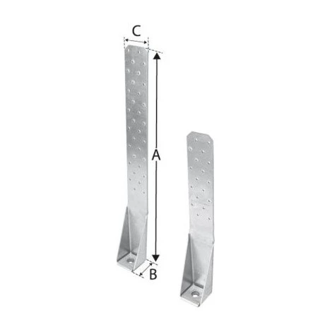 SIMPSON Ancrage Pour Montant D'ossature HTT5 SST (Par 10) 3 SIMPSON Ancrage Pour Montant D'ossature HTT5 SST (Par 10)