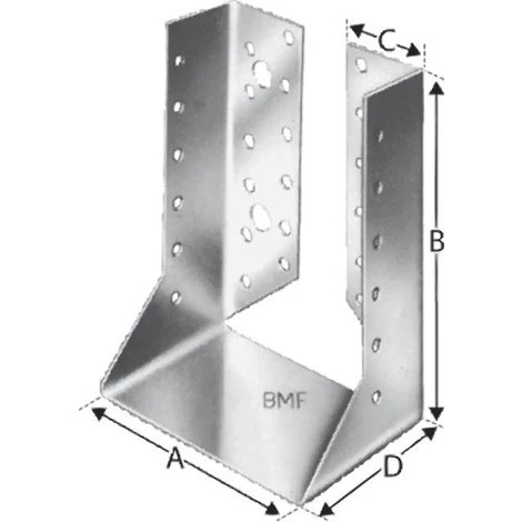 SIMPSON Sabot De Charpente Interieur BSI60/100 SST (Par 50) 3 SIMPSON Sabot De Charpente Interieur BSI60/100 SST (Par 50)