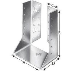 SIMPSON Sabot De Charpente Interieur BSI120/160 SST (Par 25)
