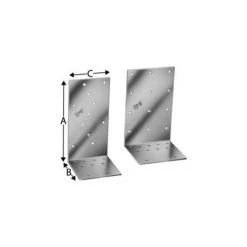 SIMPSON Connecteur D'angle AJ80416 SST (Par 25)