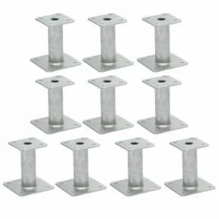 SIMPSON Lot De 10 Pieds De Poteau Fixe PPA100