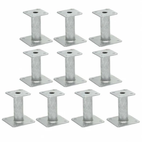 SIMPSON Lot De 10 Pieds De Poteau Fixe PPA100 3 SIMPSON Lot De 10 Pieds De Poteau Fixe PPA100