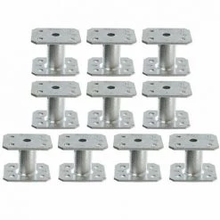 SIMPSON Lot De 10 Pieds De Poteau De Petite Dimension PPMINI70