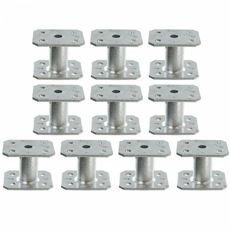 SIMPSON Lot De 10 Pieds De Poteau De Petite Dimension PPMINI70 3 SIMPSON Lot De 10 Pieds De Poteau De Petite Dimension PPMINI70