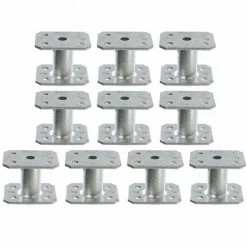 SIMPSON Lot De 10 Pieds De Poteau De Petite Dimension PPMINI50