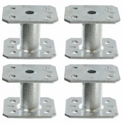 SIMPSON Lot De 4 Pieds De Poteau De Petite Dimension PPMINI50