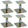 Lot De 4 Pieds De Poteau Réglables APRN100/150 SIMPSON -SIMPSON Soldes Magasin 56641547 1