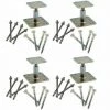Lot De 4 Pieds De Poteau Réglables APRN100/150 + Kits Fixations SIMPSON -SIMPSON Soldes Magasin 56641554 1