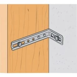 SIMPSON Équerres Nervurées Droites END Longueur 30 Mm Hauteur 100 Mm Largeur 715 Mm épaisseur 15 Mm Carton De 100 équerres