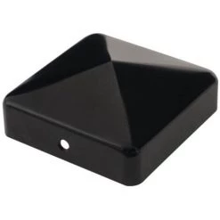 SIMPSON Chapeau Pyramide Pour Poteau Bois Section 70 Mm Finition Noire