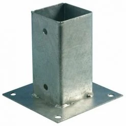 SIMPSON Pied De Poteau Jardin A Enfoncer 70x70mm Haut 150mm X10