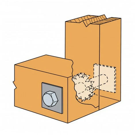 SIMPSON Crampon Bulldog Simple Denture L : 50 ∅ 16 Mm 4 SIMPSON Crampon Bulldog Simple Denture L : 50 ∅ 16 Mm – Image 2