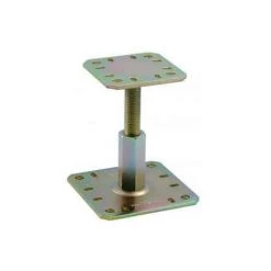 Pied De Poteau Reglable 100-150 Bichro 100x100 - 130x130 Simpson